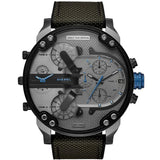  Shop Authentic Diesel Mr Daddy 2.0 Chronograph Grey Dial Black Nylon Strap Watch For Men - DZ7420 - Luxxuri