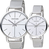  Shop Authentic Calvin Klein Even Quartz White Dial Silver Steel Strap Watch for Women - K7B21126 - Luxxuri