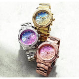  Shop Authentic Guess Confetti Multicolored Dial Silver Steel Strap Watch For Women - W0774L1 - Luxxuri
