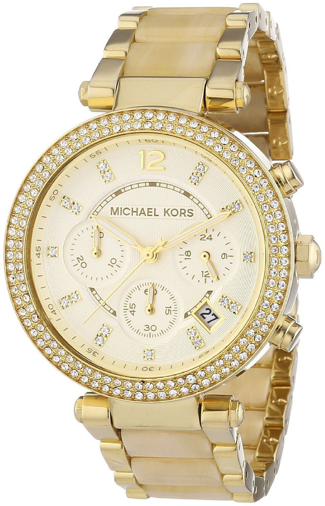  Shop Authentic Michael Kors Parker Gold Dial Gold Steel Strap Watch for Women - MK5632 - Luxxuri