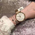  Shop Authentic Michael Kors Jaryn Quartz Gold Dial Pink Leather Strap Watch For Women - MK2471 - Luxxuri