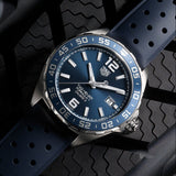  Shop Authentic Tag Heuer Formula 1 Bucherer Blue Edition Blue Dial Blue Calfskin Strap Watch for Men - WAZ2015.FT8023 - Luxxuri
