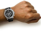  Shop Authentic Hugo Boss Ikon Black Dial Black Leather Strap Watch for Men - 1513178 - Luxxuri