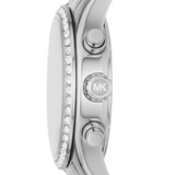  Shop Authentic Michael Kors Lexington Chronograph White Dial Silver Steel Strap Watch For Women - MK7243 - Luxxuri