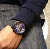  Shop Authentic Emporio Armani Sportivo Chronograph Blue Dial Black Strap Watch For Men - AR5921 - Luxxuri
