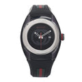  Shop Authentic Gucci Sync XXL Quartz Black Dial Black Rubber Strap Watch For Men - YA137101 - Luxxuri