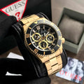  Shop Authentic Guess Axle Multifunction Black Dial Gold Steel Strap Watch For Men - GW0488G2 - Luxxuri