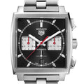  Shop Authentic Tag Heuer Monaco Automatic Chronograph Black Dial Silver Steel Strap Watch for Men - CBL2113.BA0644 - Luxxuri