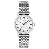  Shop Authentic Tissot T Classic Everytime Small White Dial Silver Mesh Bracelet Watch For Women - T109.210.11.033.00 - Luxxuri