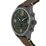  Shop Authentic Tissot T Sport Chrono XL Green Dial Brown Leather Strap Watch For Men - T116.617.36.097.00 - Luxxuri