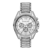  Shop Authentic Michael Kors Whitney Chronograph Crystals Silver Dial Silver Steel Strap Watch For Women - MK6728 - Luxxuri