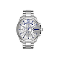  Shop Authentic Diesel Mega Chief Chronograph Silver Dial Silver Steel Strap Watch For Men - DZ4477 - Luxxuri