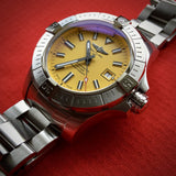  Shop Authentic Breitling Avenger Automatic 45mm Seawolf Yellow Dial Silver Steel Strap Strap Watch for Men - A17319101/1A1 - Luxxuri