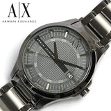  Shop Authentic Armani Exchange Hampton Chronograph Grey Dial Grey Steel Strap Watch For Men - AX2135 - Luxxuri