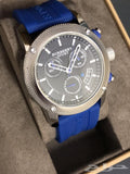  Shop Authentic Burberry Sports Chronograph Black Dial Blue Rubber Strap Watch for Men - BU7714 - Luxxuri