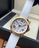  Shop Authentic Fossil Cecile White Dial White Leather Strap Watch for Women - AM4486 - Luxxuri