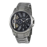  Shop Authentic Fossil Grant Twist Multifunction Blue Dial Grey Steel Strap Watch for Men - ME1146 - Luxxuri