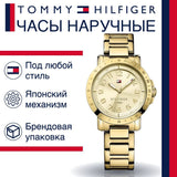  Shop Authentic Tommy Hilfiger Bella Gold Dial Gold Steel Strap Watch for Women - 1781395 - Luxxuri