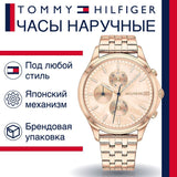  Shop Authentic Tommy Hilfiger Whitney Chronograph Quartz Rose Gold Dial Rose Gold Steel Strap Watch For Women - 1782120 - Luxxuri