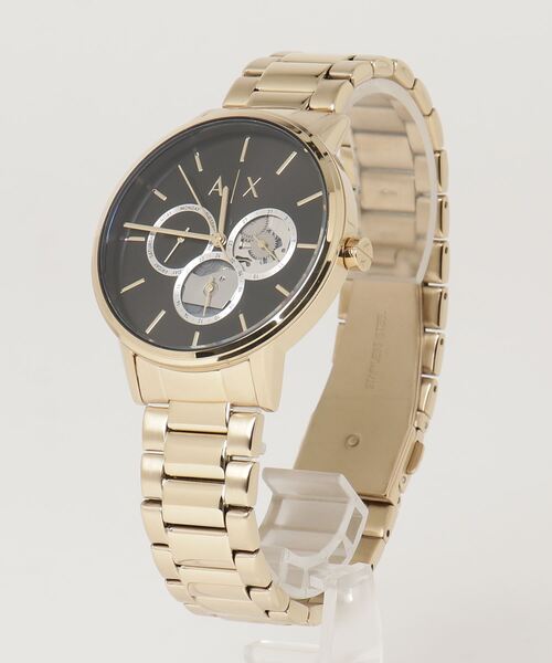  Shop Authentic Armani Exchange Cayde Chronograph Black Dial Gold Steel Strap Watch for Men - AX2747 - Luxxuri