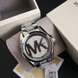  Shop Authentic Michael Kors Bradshaw Silver Dial Silver Stainless Steel Strap Watch for Women - MK6486 - Luxxuri