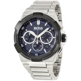  Shop Authentic Hugo Boss Supernova Chronograph Blue Dial Silver Steel Strap Watch for Men - 1513360 - Luxxuri