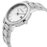  Shop Authentic Burberry The City Silver Dial Silver Steel Strap Watch for Women - BU9000 - Luxxuri