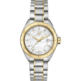 Shop Authentic Tag Heuer Formula 1 Diamonds Mother of Pearl White Dial Two Tone Steel Strap Watch for Women - WBJ1421.BB0648 - Luxxuri
