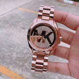  Shop Authentic Michael Kors Bradshaw Rose Gold Dial Rose Gold Steel Strap Watch for Women - MK6437 - Luxxuri