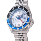  Shop Authentic Seiko 5 Sports Automatic GMT SKX Sports Style Asia Exclusive Limited Edition Ice Blue Dial Silver Steel Strap Watch For Men - SSK029K1 - Luxxuri