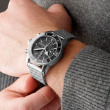  Shop Authentic Breitling Superocean Heritage Chronograph 44 Black Dial Silver Mesh Bracelet Watch for Men - A13313121B1A1 - Luxxuri