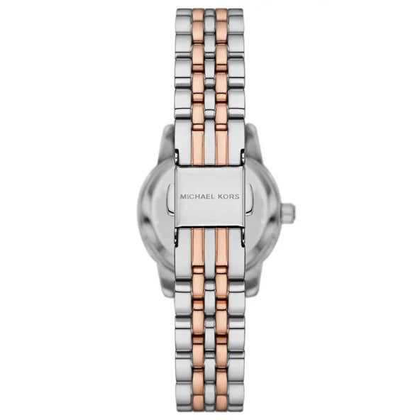  Shop Authentic Michael Kors Lexington Three-Hand White Dial Two Tone Steel Strap Watch for Women - MK4817 - Luxxuri