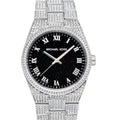  Shop Authentic Michael Kors Channing Diamonds Black Dial Silver Steel Strap Watch for Women - MK6089 - Luxxuri
