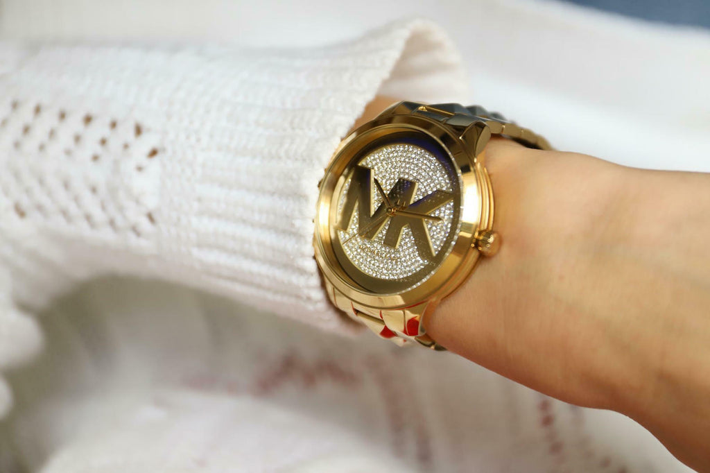  Shop Authentic Michael Kors Bradshaw Gold Dial Gold Steel Strap Watch for Women - MK6487 - Luxxuri