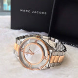  Shop Authentic Marc Jacobs Tether Transparent White Dial Two Tone Steel Strap Watch for Women - MBM3436 - Luxxuri