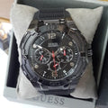  Shop Authentic Guess Genesis Quartz Black Dial Black Silicone Strap Watch For Men - W1254G2 - Luxxuri