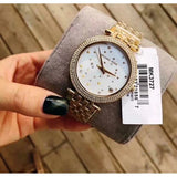  Shop Authentic Michael Kors Darci White Dial Gold Steel Strap Watch for Women - MK3727 - Luxxuri