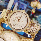  Shop Authentic Michael Kors Darci White Dial Gold Steel Strap Watch for Women - MK3727 - Luxxuri