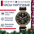  Shop Authentic Tommy Hilfiger Eve Chronograph Quartz Black Dial Black Silicone Strap Watch For Women - 1782282 - Luxxuri