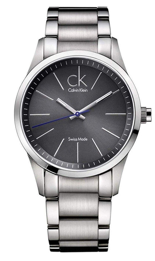  Shop Authentic Calvin Klein Bold Grey Dial Silver Steel Strap Watch for Men - K2241107 - Luxxuri