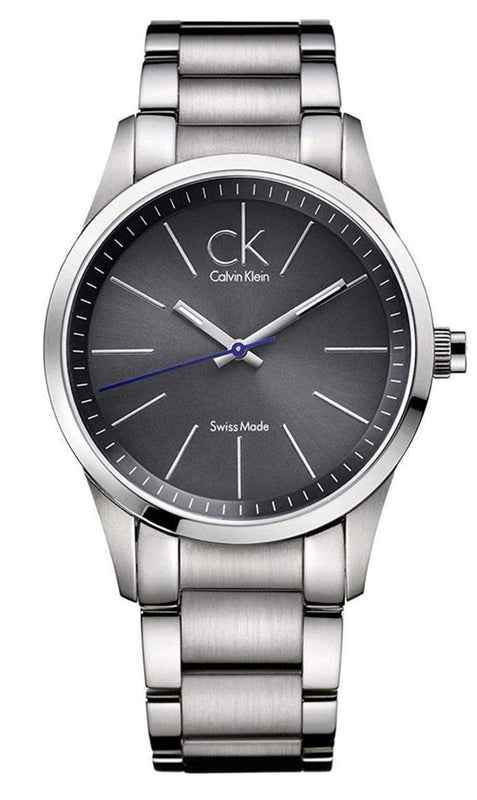  Shop Authentic Calvin Klein Bold Grey Dial Silver Steel Strap Watch for Men - K2241107 - Luxxuri
