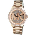  Shop Authentic Michael Kors Ritz Analog Crystals Silver Dial Rose Gold Steel Strap Watch for Women - MK6863 - Luxxuri