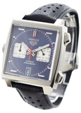  Shop Authentic Tag Heuer Monaco Automatic Chronograph Blue Dial Black Leather Strap Watch for Men - CAW211P.FC6356 - Luxxuri