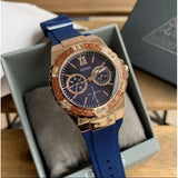  Shop Authentic Guess Limelight Blue Dial Blue Silicone Strap Watch For Women - W1053L1 - Luxxuri