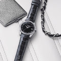  Shop Authentic Tissot T Trend Couturier Diamonds Black Dial Black Leather Strap Watch for Women - T035.210.66.051.00 - Luxxuri