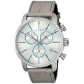  Shop Authentic Calvin Klein City Chronograph White Dial White Leather Strap Watch for Men - K2G271Q4 - Luxxuri