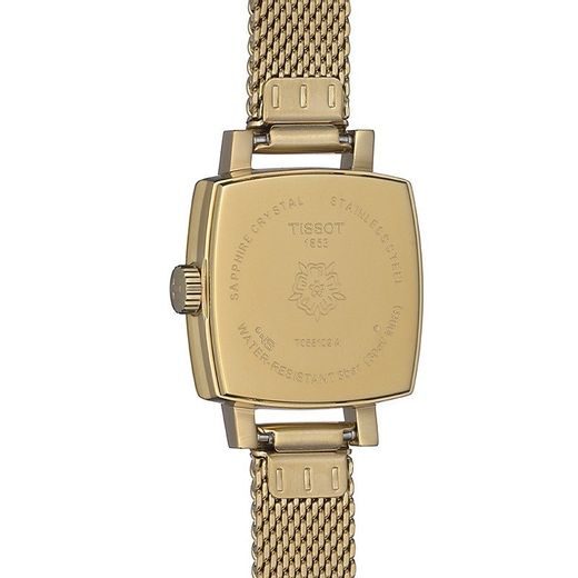  Shop Authentic Tissot Lovely Square Silver Dial Gold Mesh Bracelet Watch For Women - T058.109.33.031.00 - Luxxuri