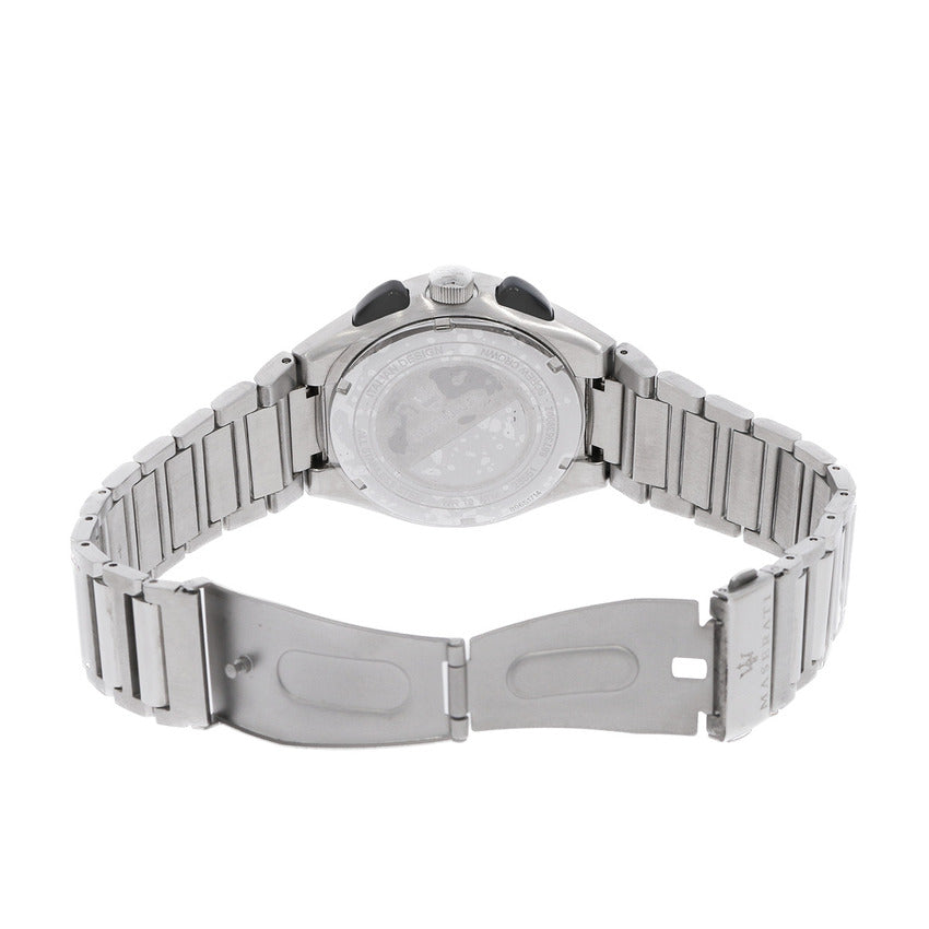  Shop Authentic Maserati Triconic Chronograph Black Dial Silver Steel Strap Watch For Men - R8873639002 - Luxxuri