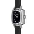  Shop Authentic Tissot Lovely Square Quartz Diamonds Black Dial Black Leather Strap Watch For Women - T058.109.16.056.00 - Luxxuri