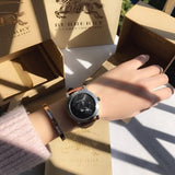 Shop Authentic Burberry The City Black Dial Brown Leather Strap Watch for Men - BU9905 - Luxxuri
